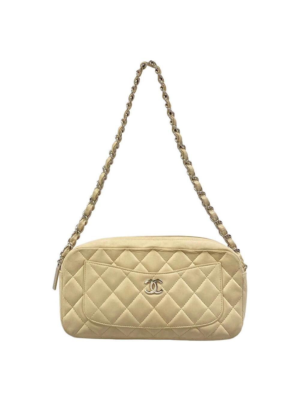 Chanel Matelasse Cream Lambskin #346081C20B